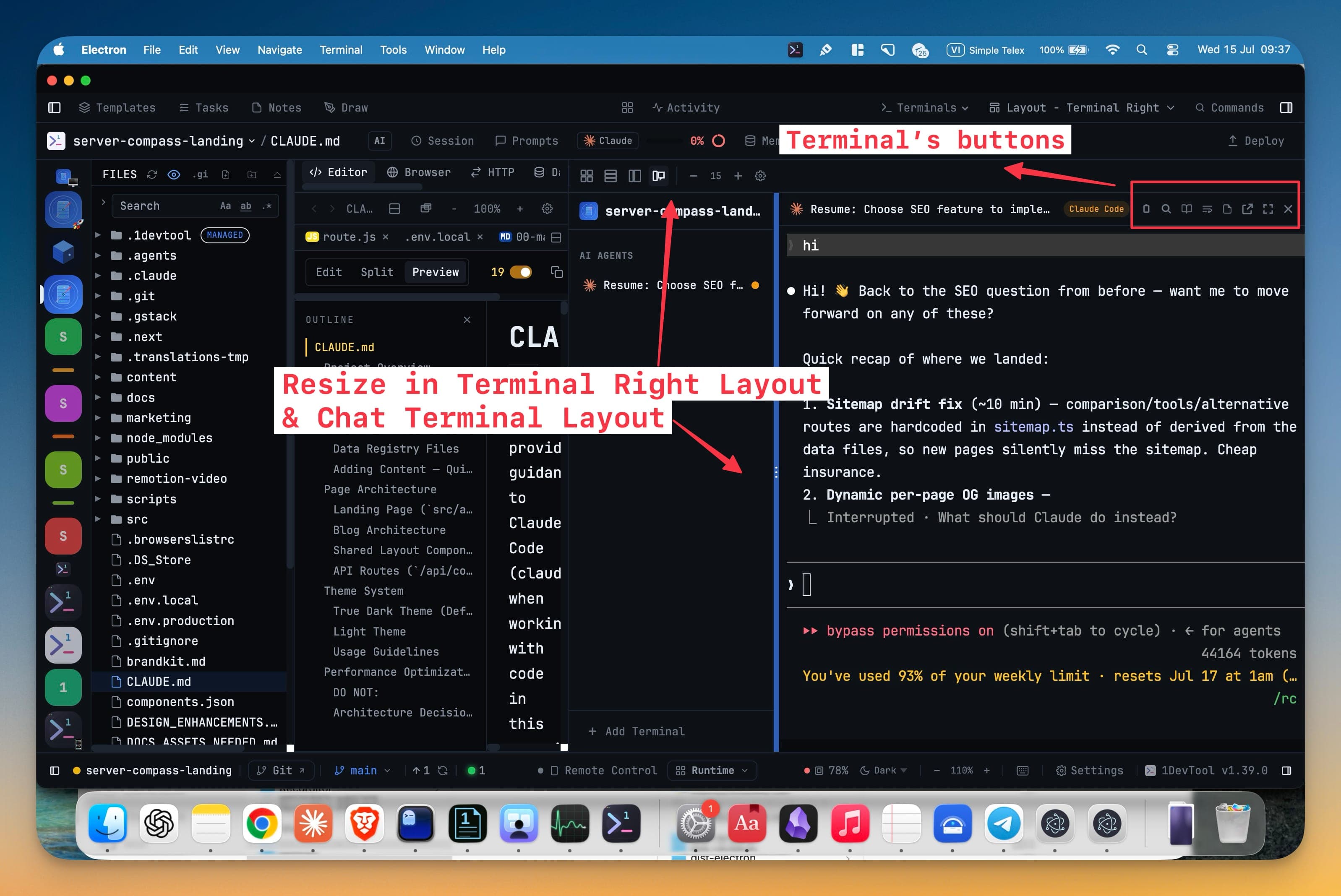 Every Terminal Control in Every Layout — and Grok Gets Your Tools