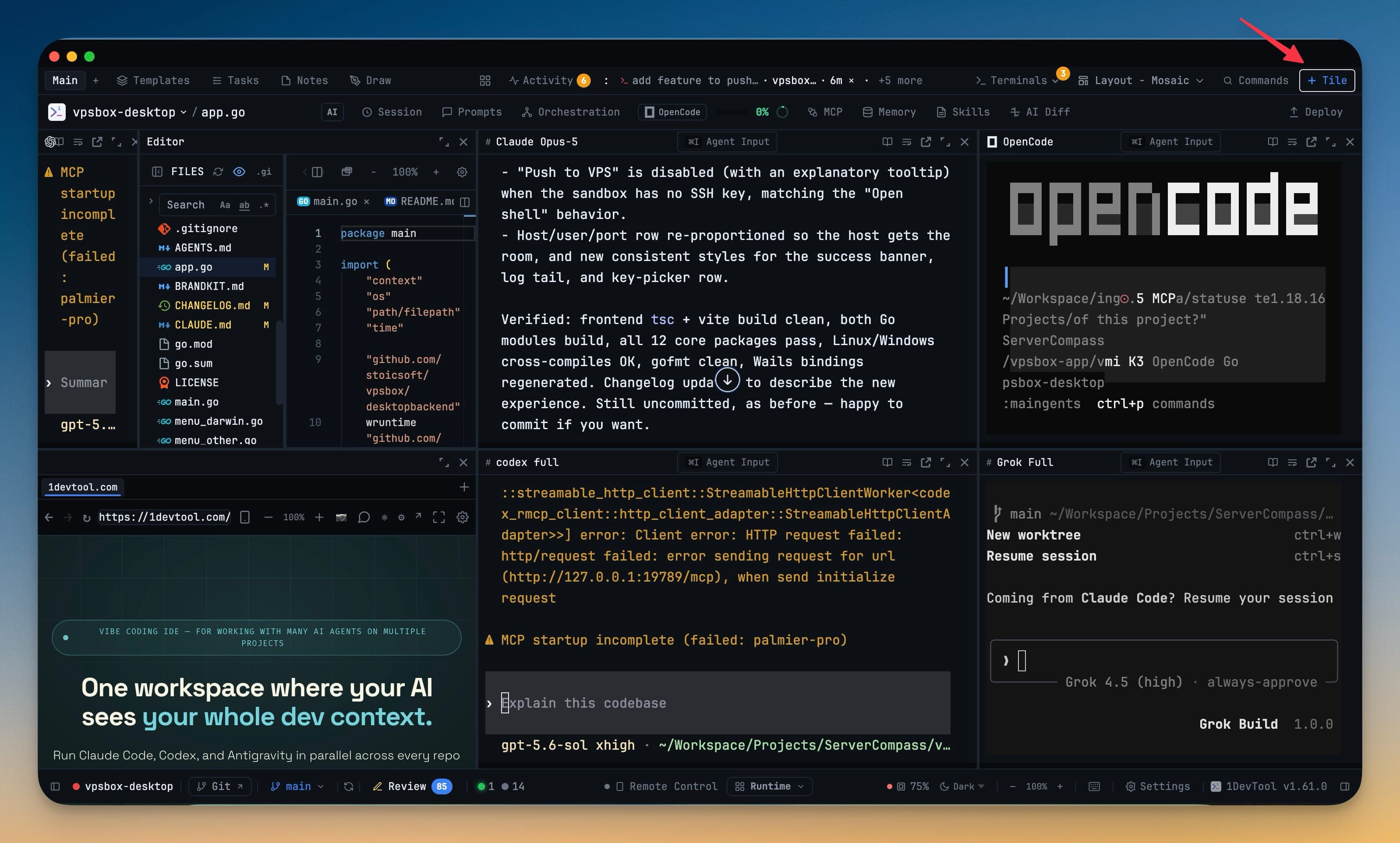 Tile Your Whole Window, and Share Skills Across Every Project