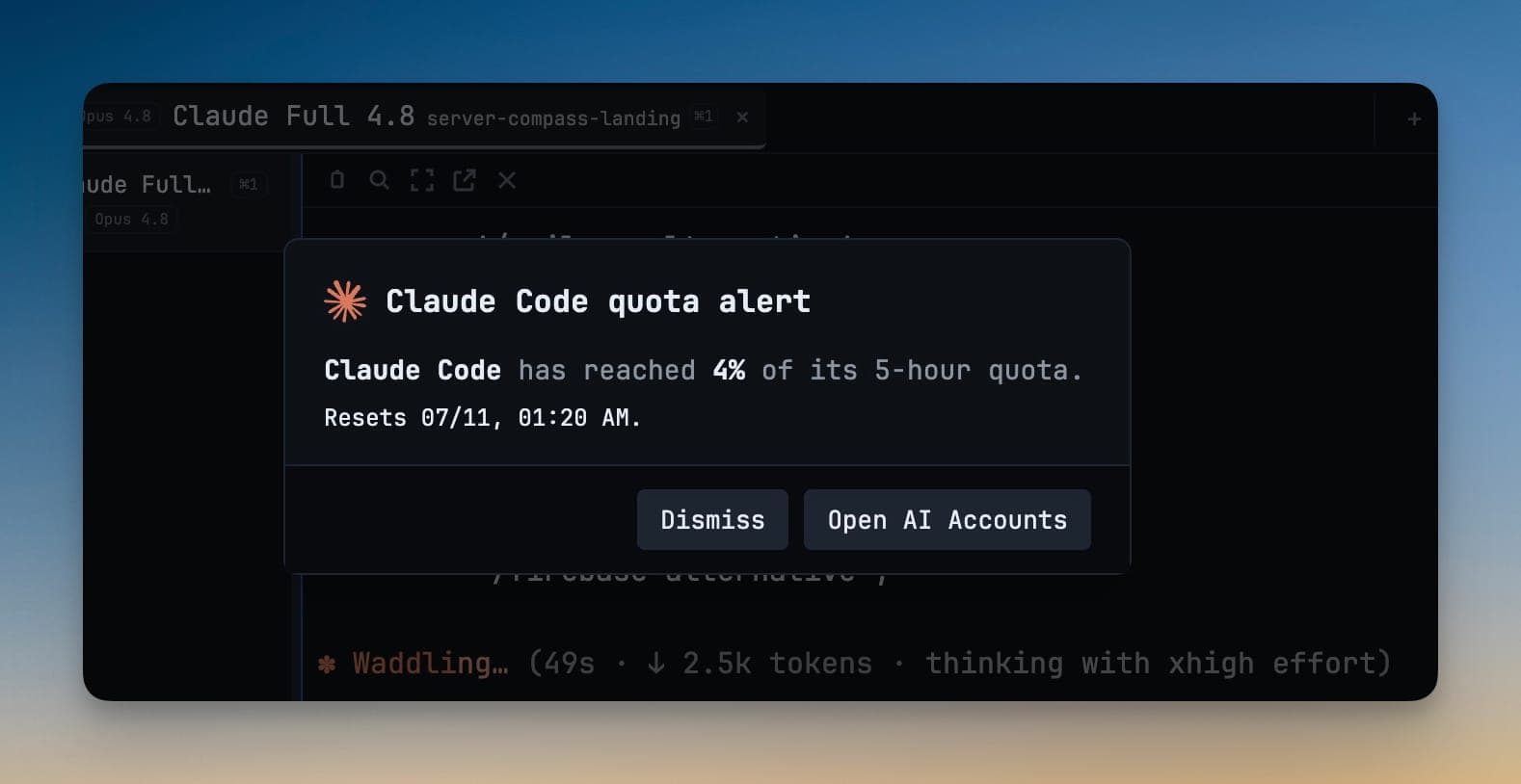 Know Before Your AI Quota Runs Out