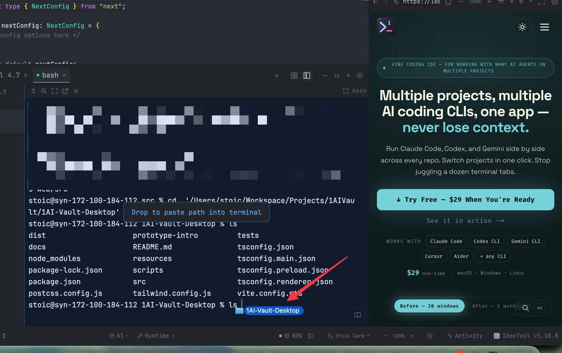 Drag Files Into Any Terminal — No More Typing Paths