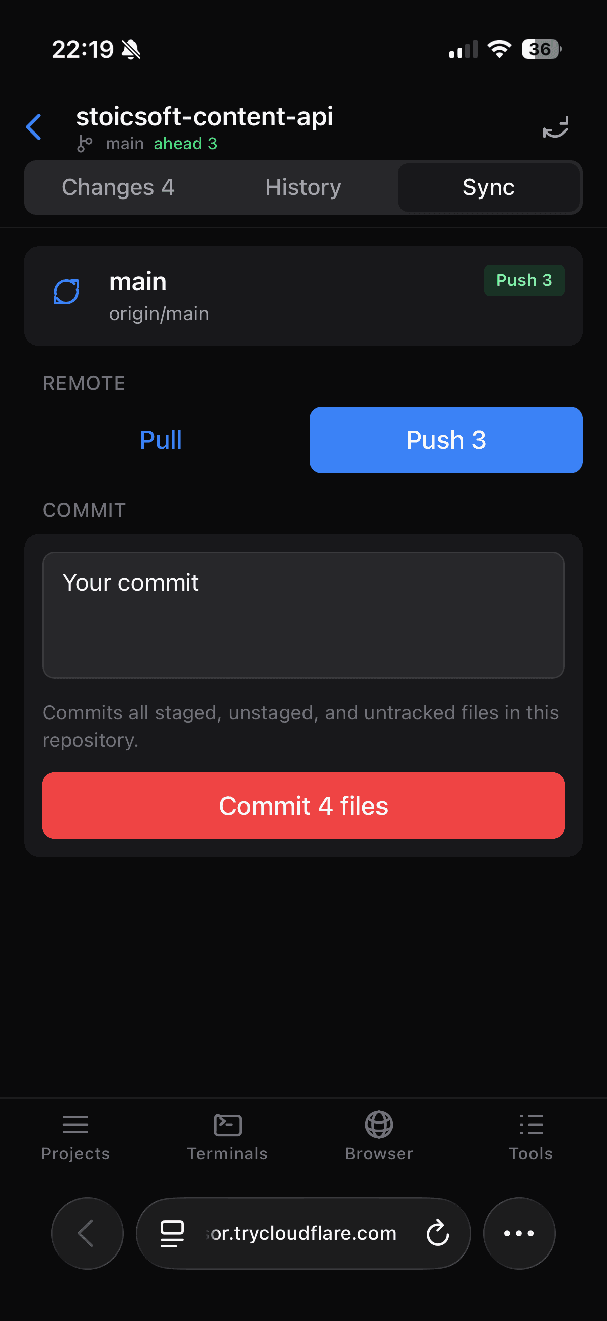 Ship Git Changes From Your Phone