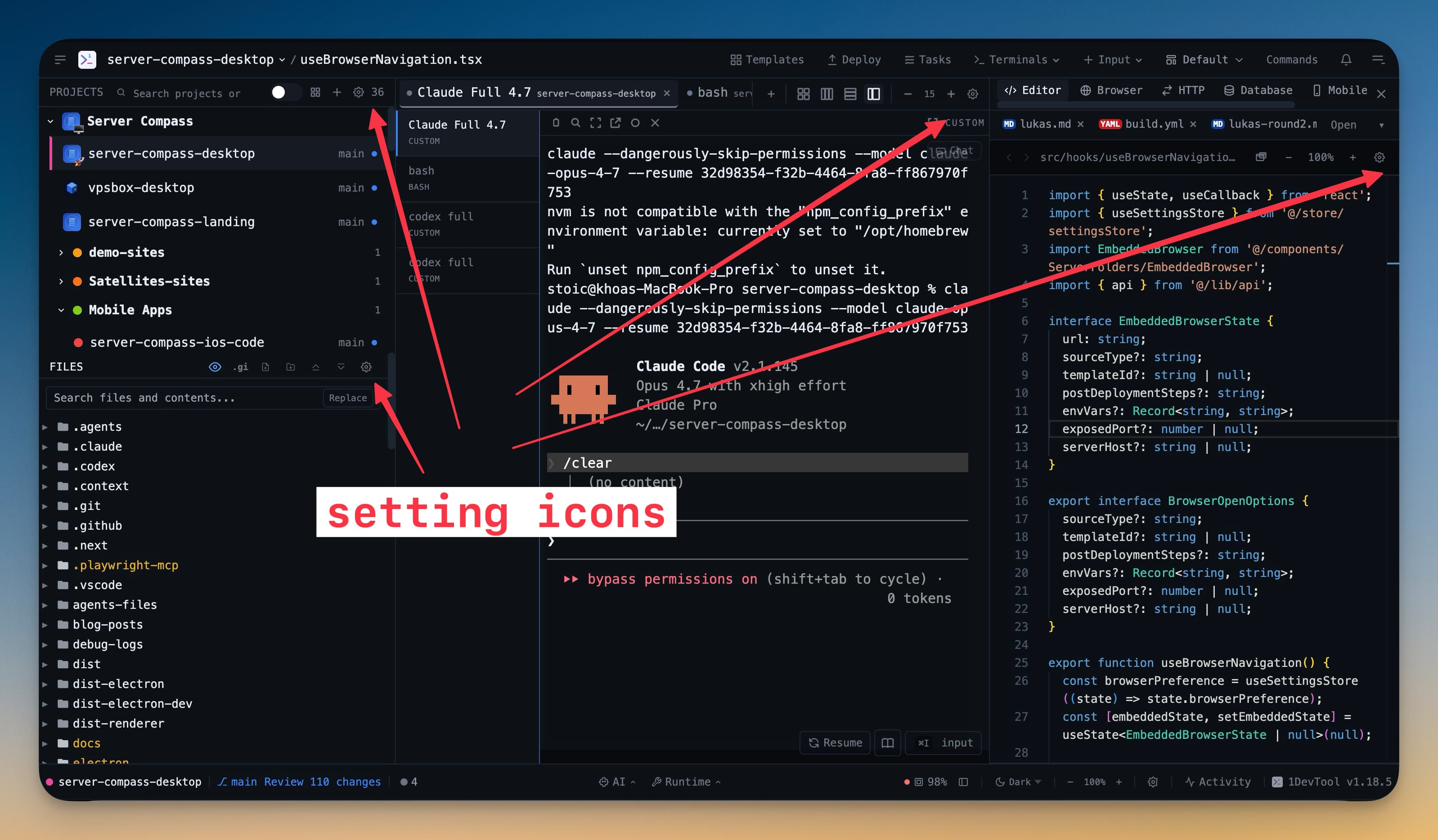 Toolbelt for AI agents: 1DevTool gives Claude, Codex, and friends HTTP and database tools