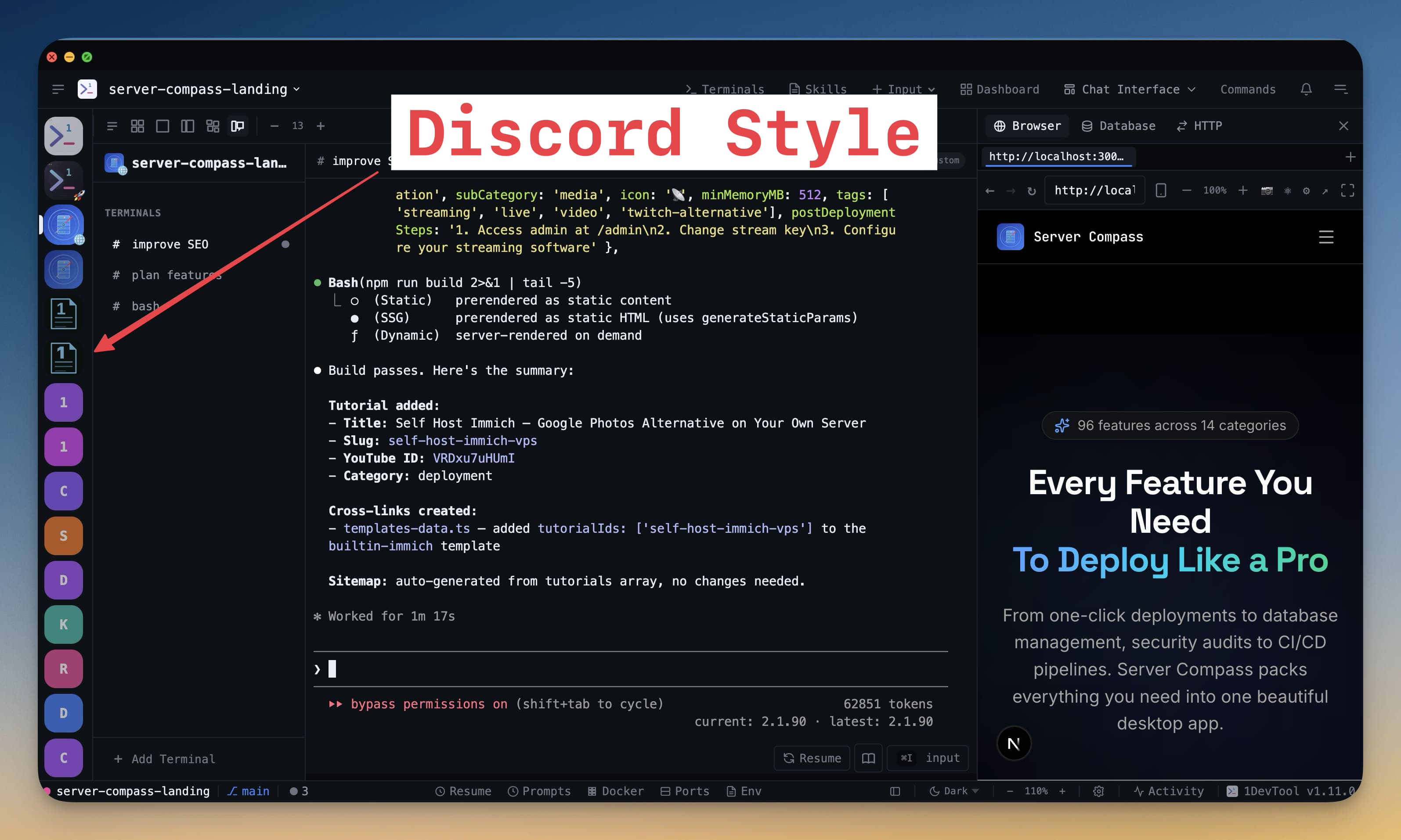 Chat Interface: Discord-Style AI Terminals in Your Code Editor