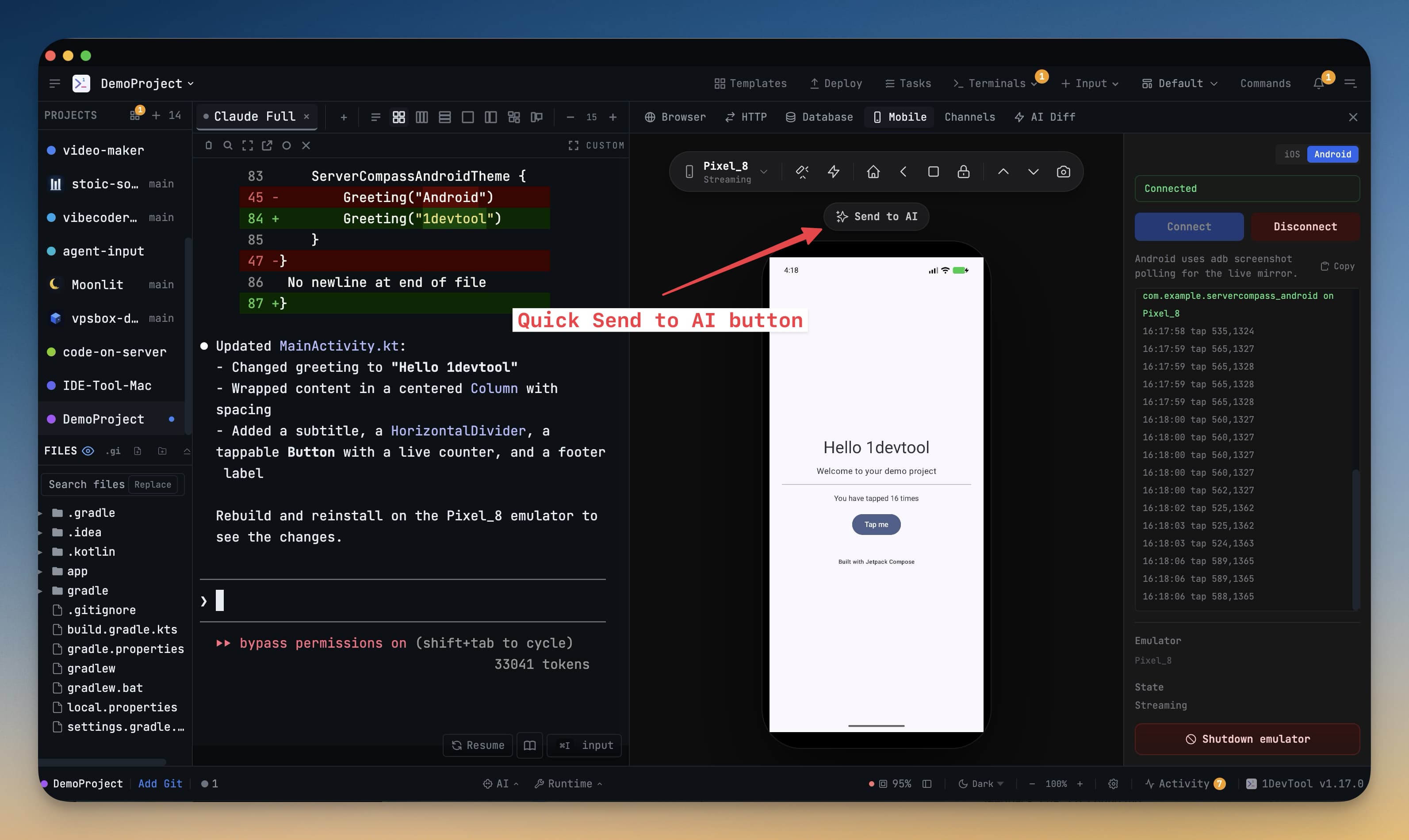 Build and Run iOS/Android Apps Without Leaving Your Workspace