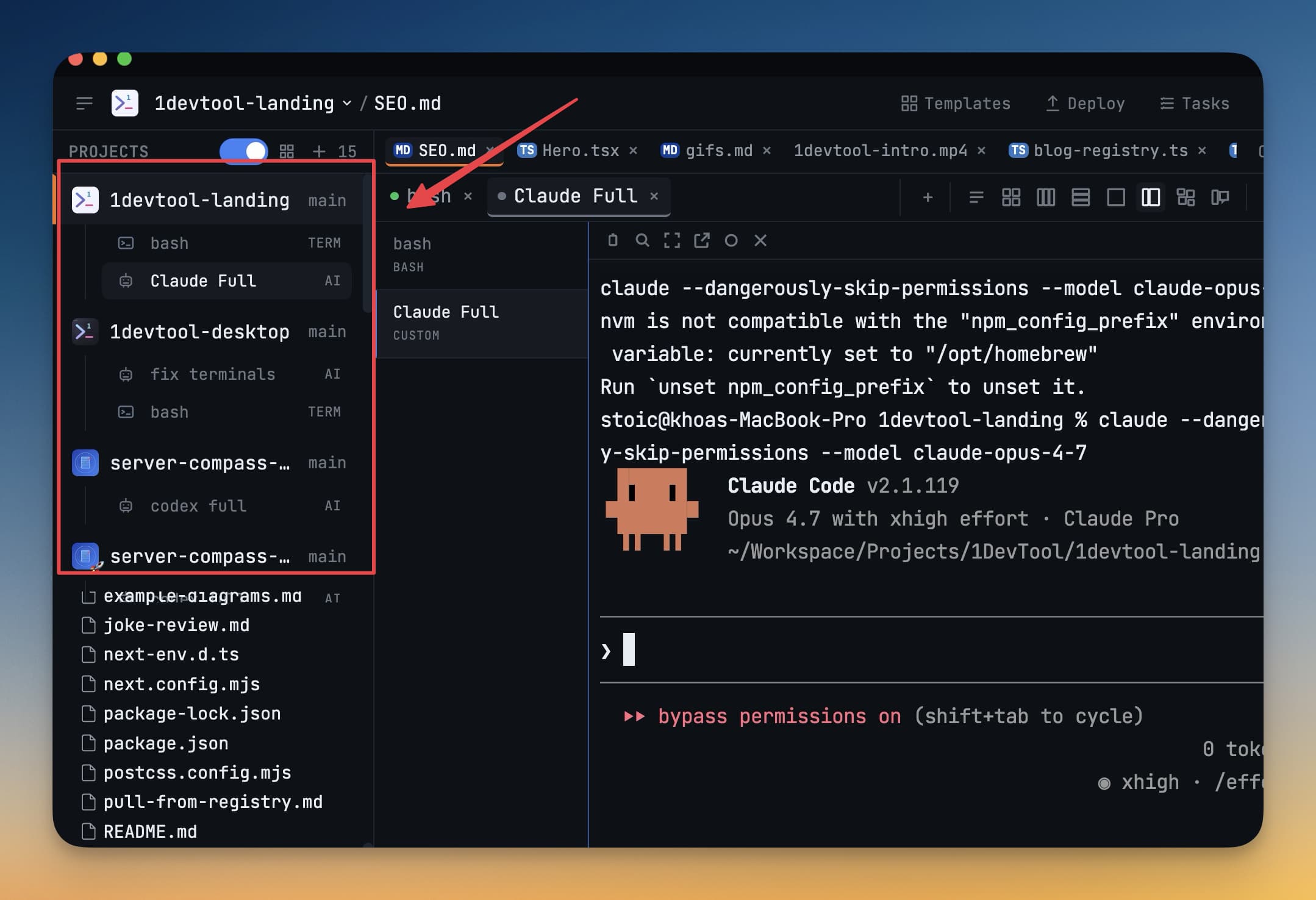 Open Files from Finder Straight into Your Workspace
