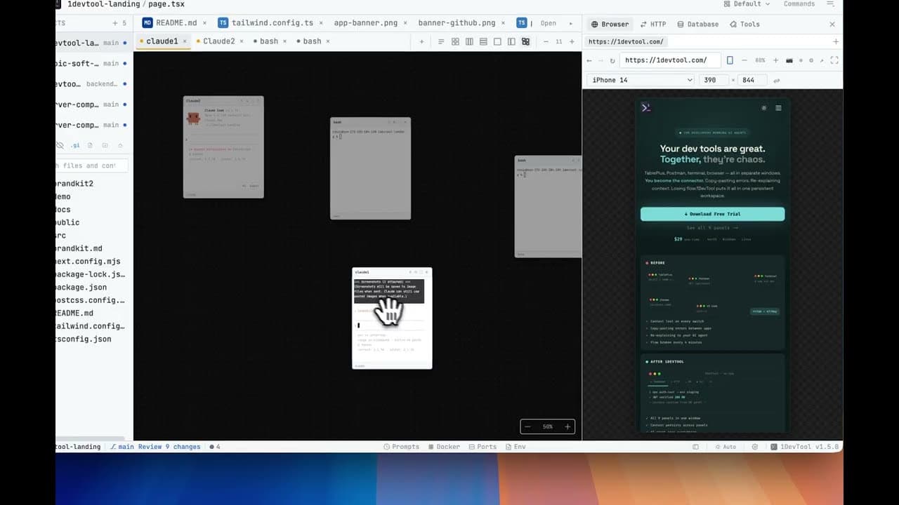Screenshot Annotator Built Into Your Dev Tool — Annotate, Crop & Send to AI