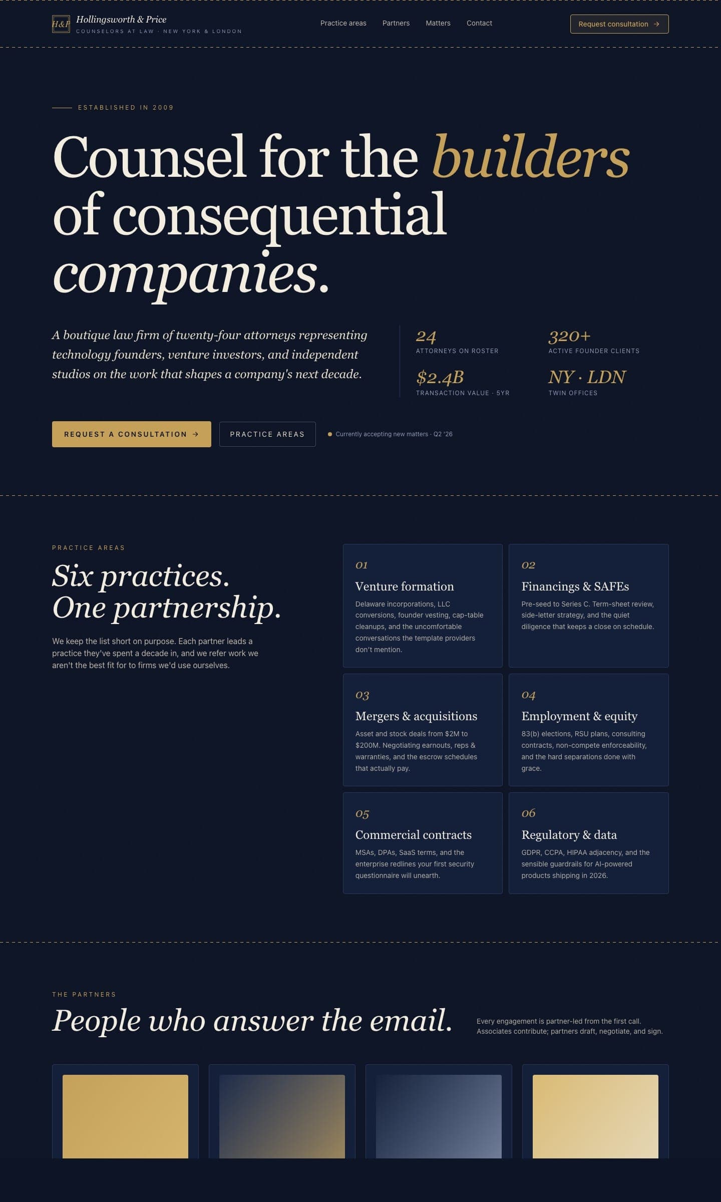 Landing - Law Firm preview 1