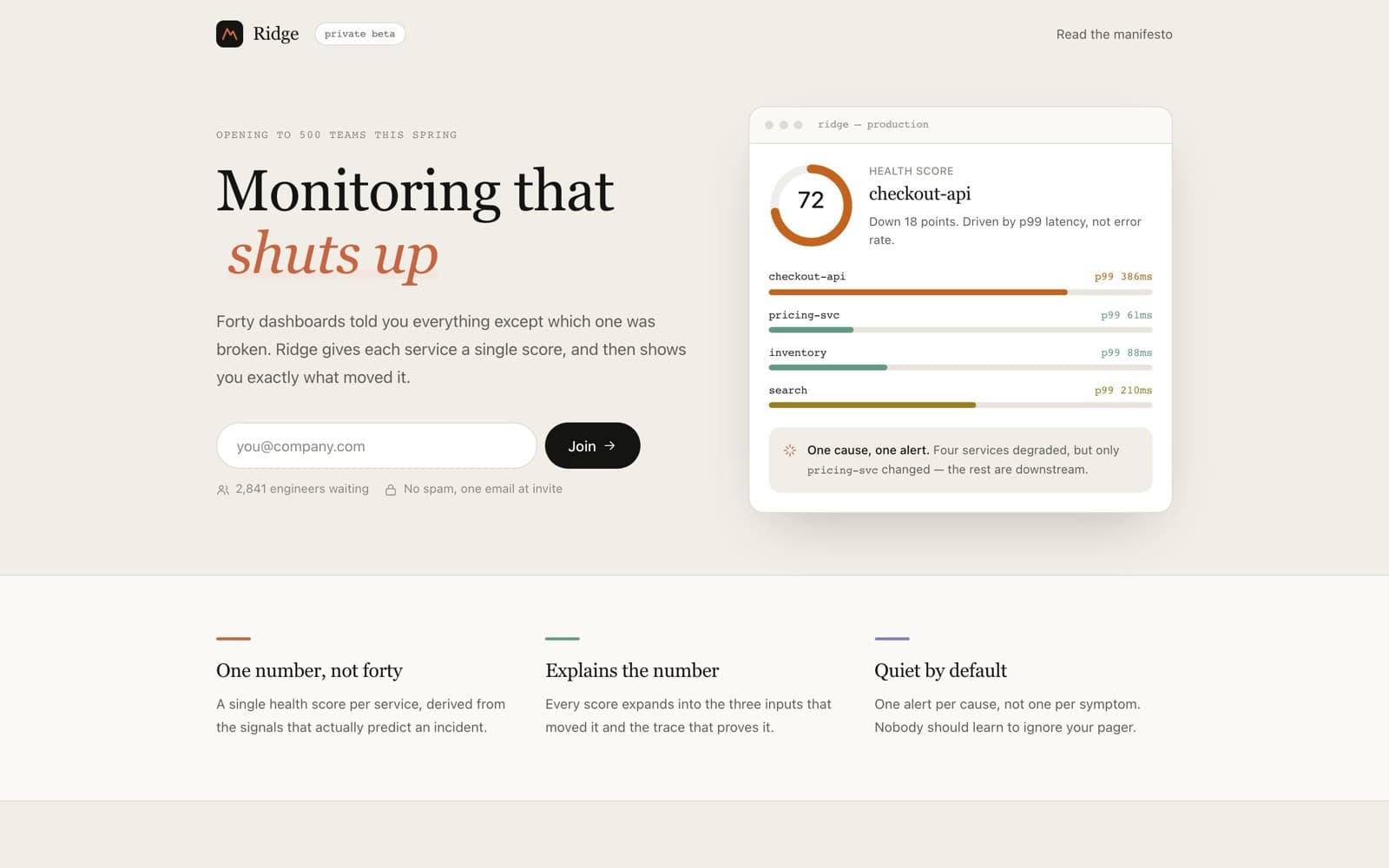 Landing - Waitlist preview 1