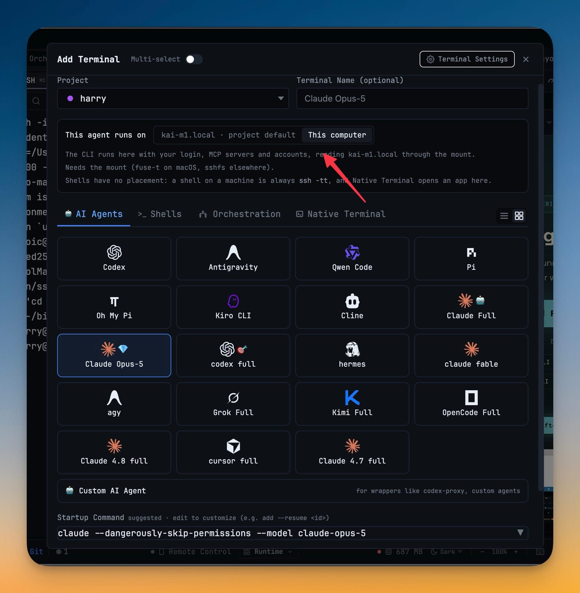 Your agent no longer has to run where your code lives