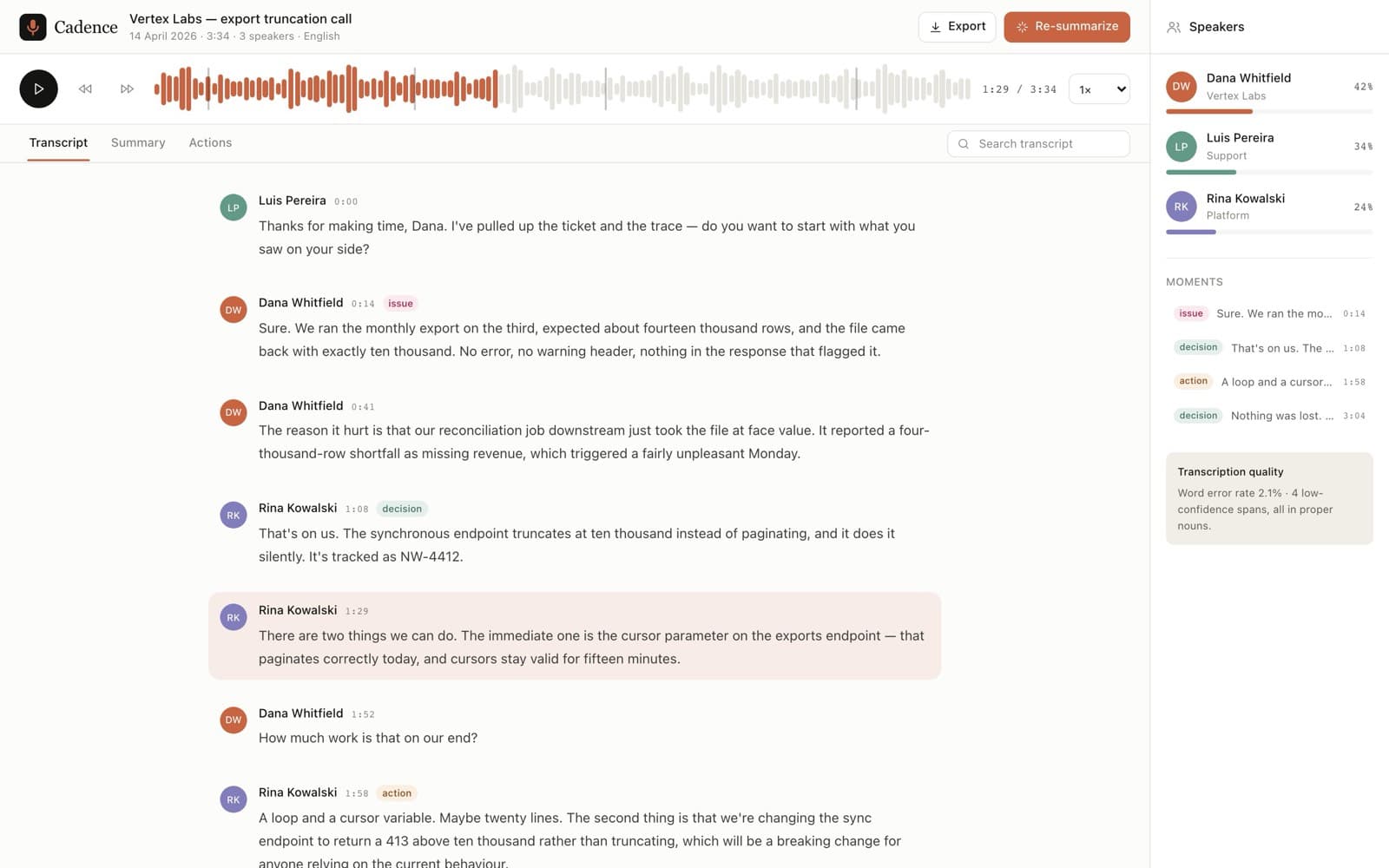 AI - Voice Transcription preview