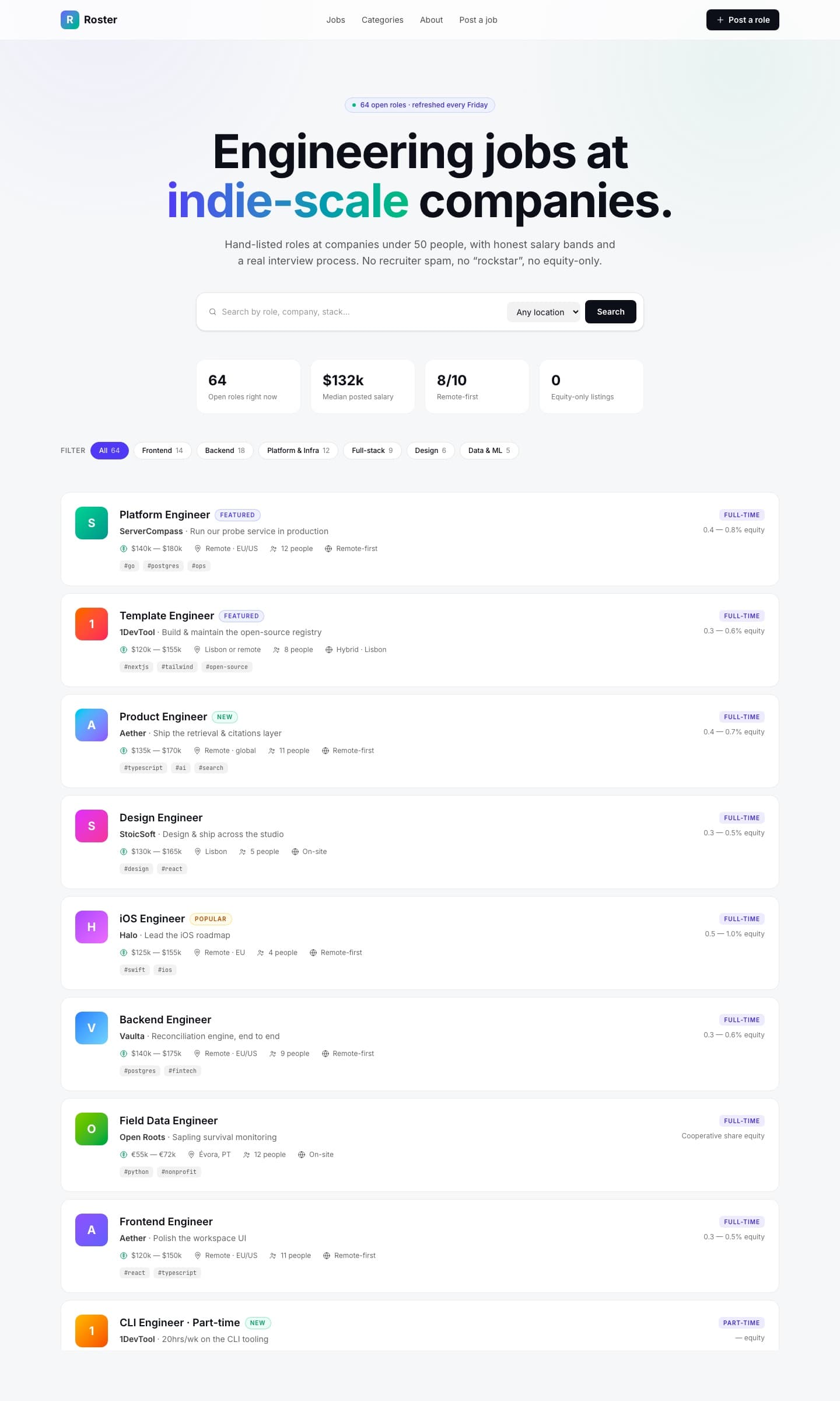 Directory - Startup Jobs preview