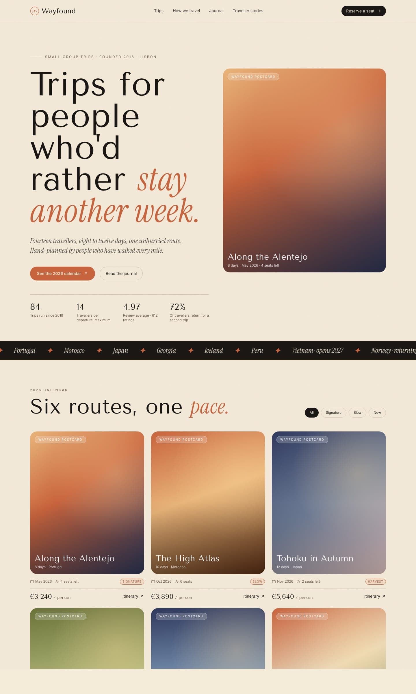 Landing - Travel / Tours preview