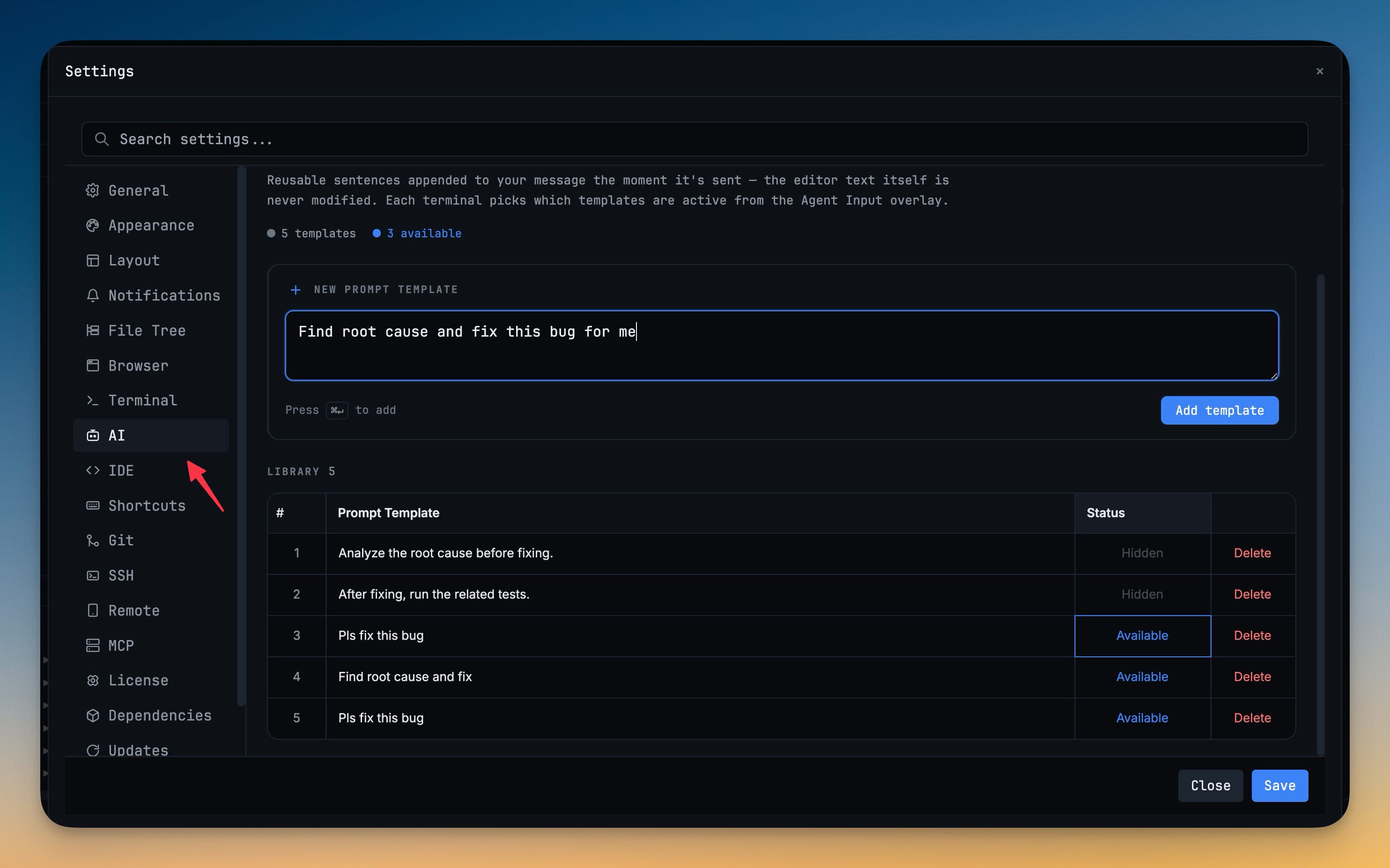 Prompt Templates