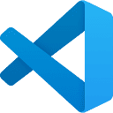 VS Code + Copilot logo